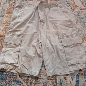 Weatherproof Light Tan Cargo Shorts